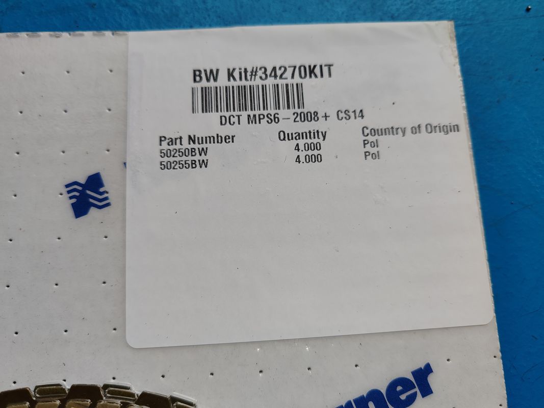 nowy zestaw płyt tarcia automatycznej skrzyni biegów MPS6 6DCT450 8 sztuk 34270KIT dla Volvo S60 2.0T 2006-2020