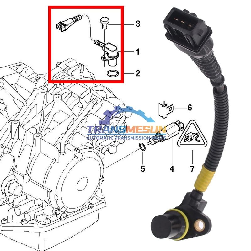 Czujnik prędkości przenoszenia 24357518732 dla Mini Cooper R50 R52 1.6L GACVT16Z
